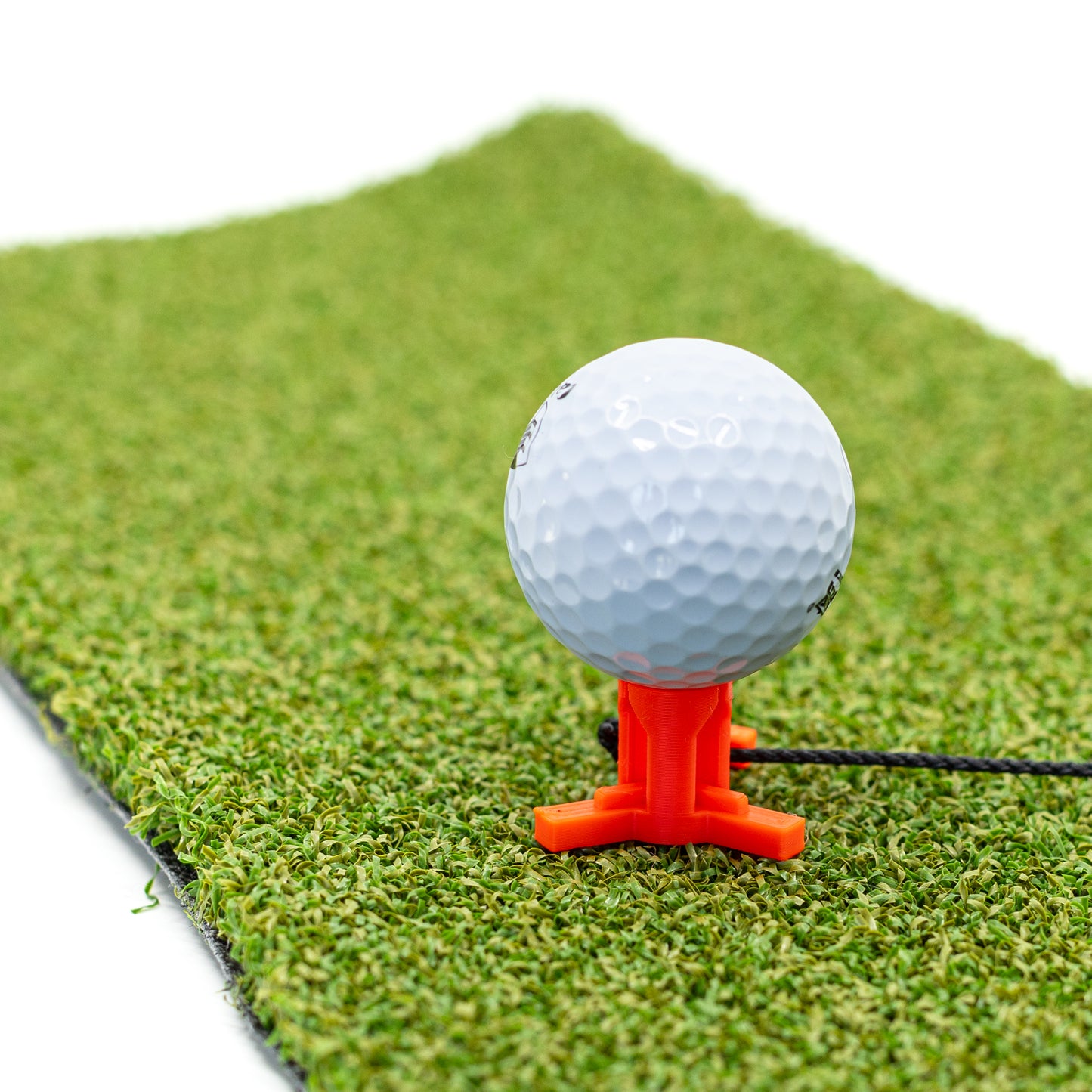 |Orange |driving range mat tee |Golf mat tee |golf rubber tee