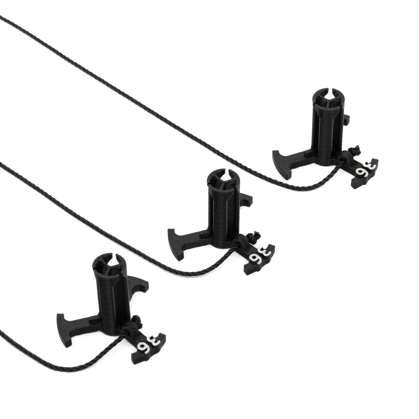 |Black |Golf simulator Tee in different sizes |mat tee |Golf mat tee |golf rubber tee |tee with rope and hook