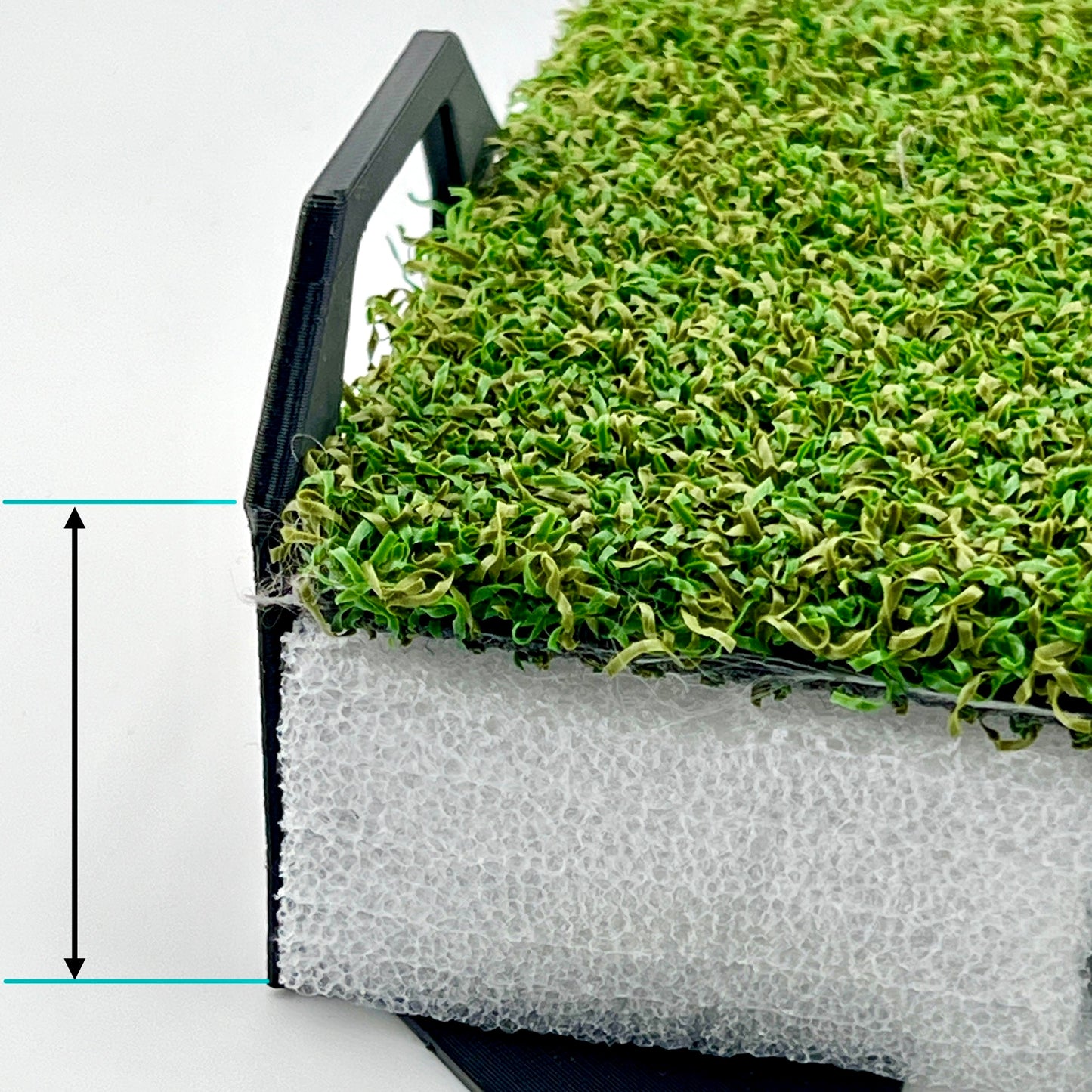 |Black |mat turf adapter for hook