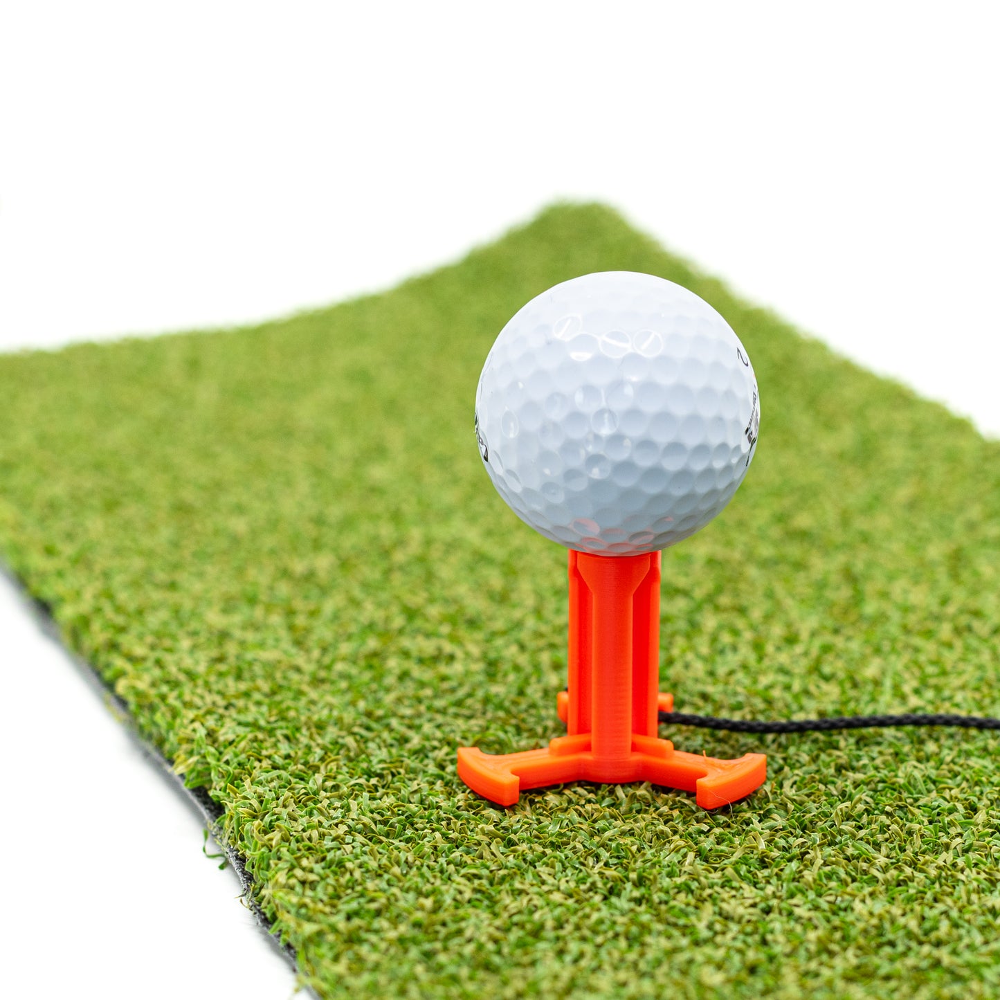 |Orange |driving range mat tee |Golf mat tee |golf rubber tee 