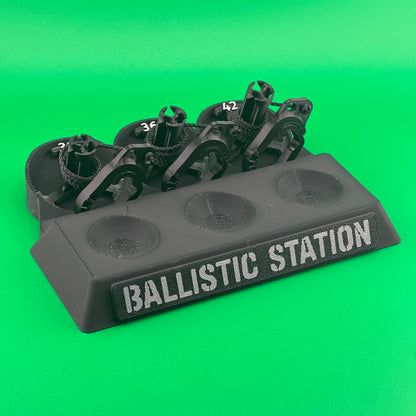 Limited Ballistic Station – Golf Ball & Tee Holder for Golf-Simulators