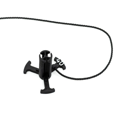 |Black |Golf simulator Tee in different sizes |mat tee |Golf mat tee |golf rubber tee  |tee with rope and hook