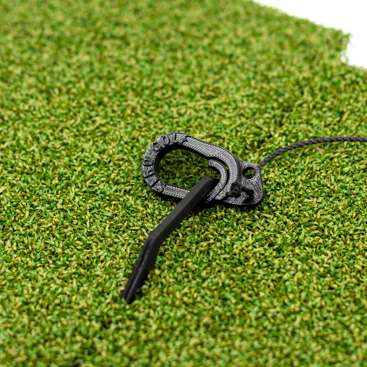 |Black |mat turf adapter for hook