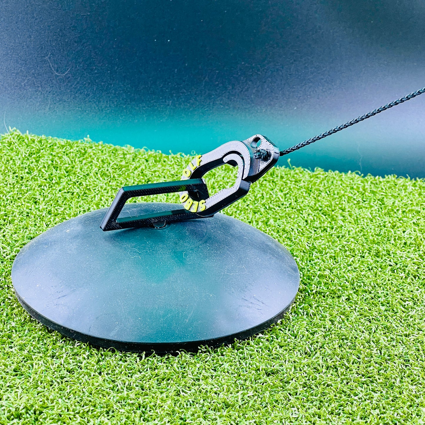 Sebo Tether Plate - Weighted Flex Plate for Simulator & Driving Range